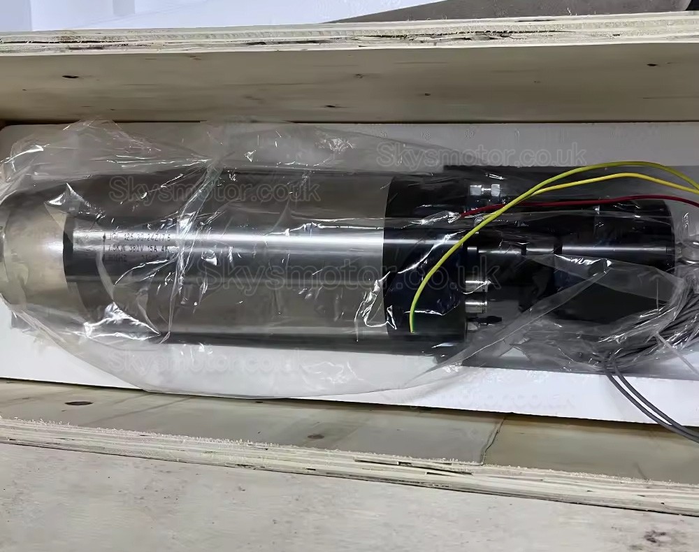 7.5KW 220V/380V Air Cooled ATC (Automatic Tool Change) Spindle Motor JGL125-30-24Z 4Nm 24,000 RPM BT30